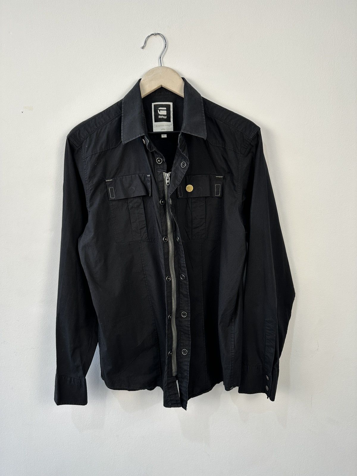 G-Star G-Star RAW Deck Dress Shirt L/S XL – Utility Military Style Size US XL / EU 56 / 4 - 8 Thumbnail