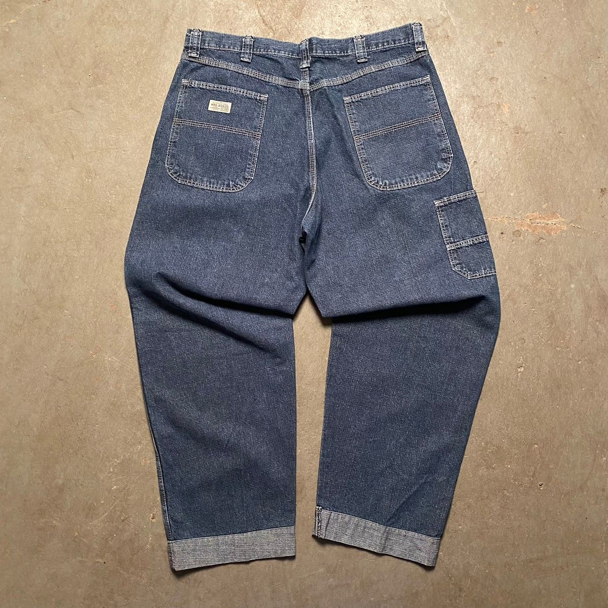 Vintage Vintage 90s Wrangler Baggy Carpenter Jeans Made in Usa Size US 36 / EU 52 - 1 Preview