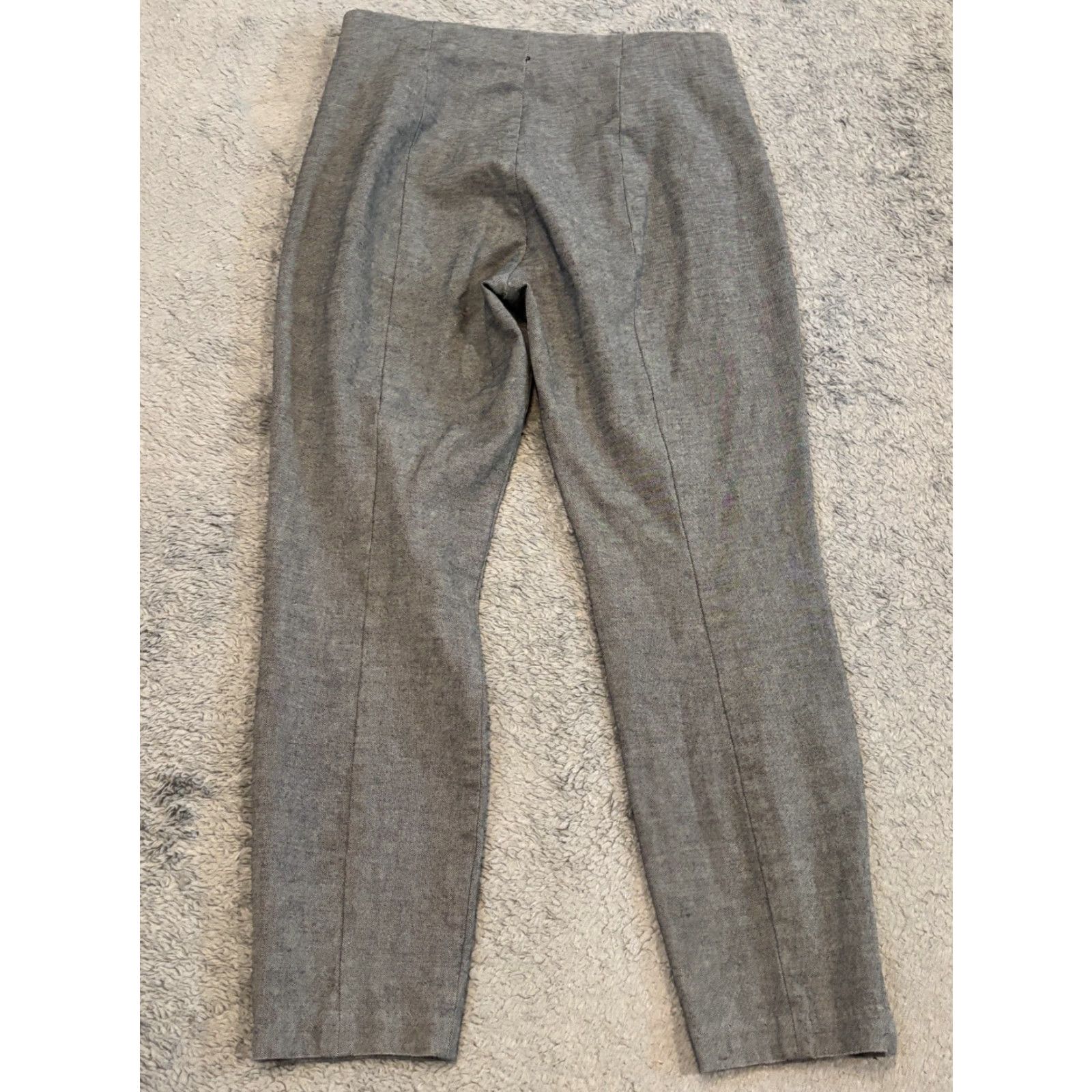Banana Republic Banana Republic Pants Womens 4P Career Ankle Gray Pull On Side Zip Elastic Waist Size 27" / US 4 / IT 40 - 6 Thumbnail