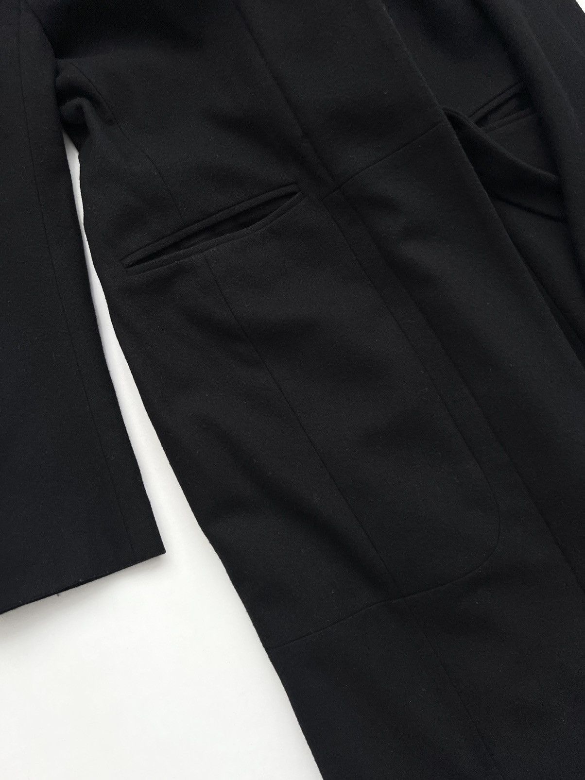 Ann Demeulemeester Ann Demeulemeester Wool Fleece Maxi Long Coat Double Belt Size S / US 4 / IT 40 - 13 Thumbnail