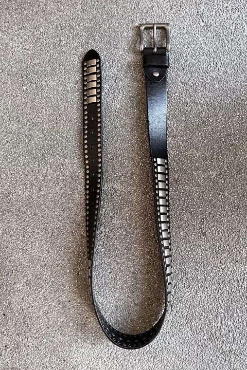 Japanese Brand × Vintage Outdoor retro fashion studded leather buckle belt Size ONE SIZE - 1 Thumbnail