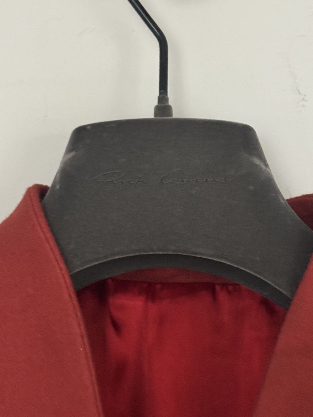 Rick Owens Rick Owens Larry Zionic F/W 2019 cardinal red coat Size M / US 6-8 / IT 42-44 - 4 Thumbnail