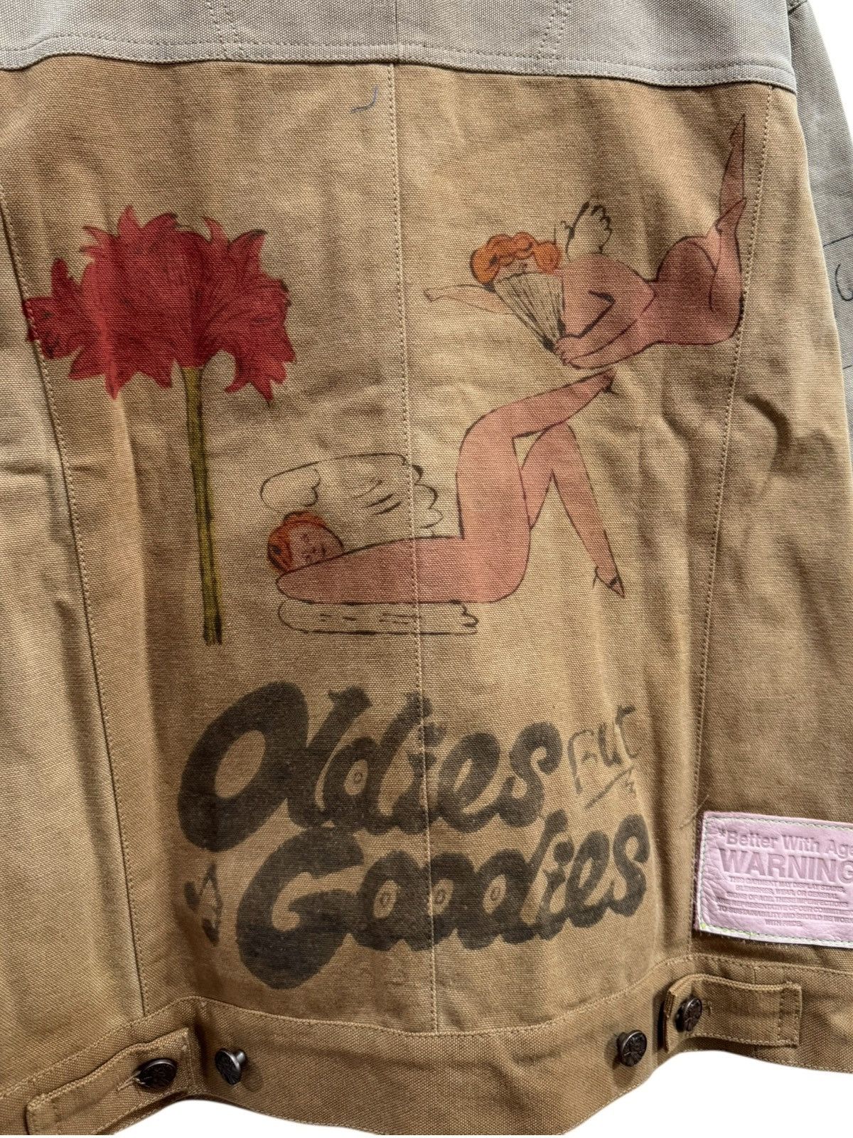 Better With Age Better With Age Harrison Reconstructed Work Jacket Khaki Size US M / EU 48-50 / 2 - 10 Thumbnail