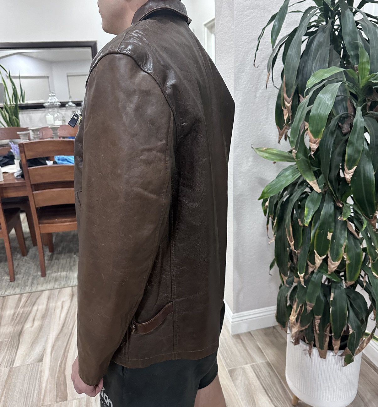 Dr. Martens Vintage 90’s Dr. Martens Leather Bomber Jacket Size US M / EU 48-50 / 2 - 11 Thumbnail