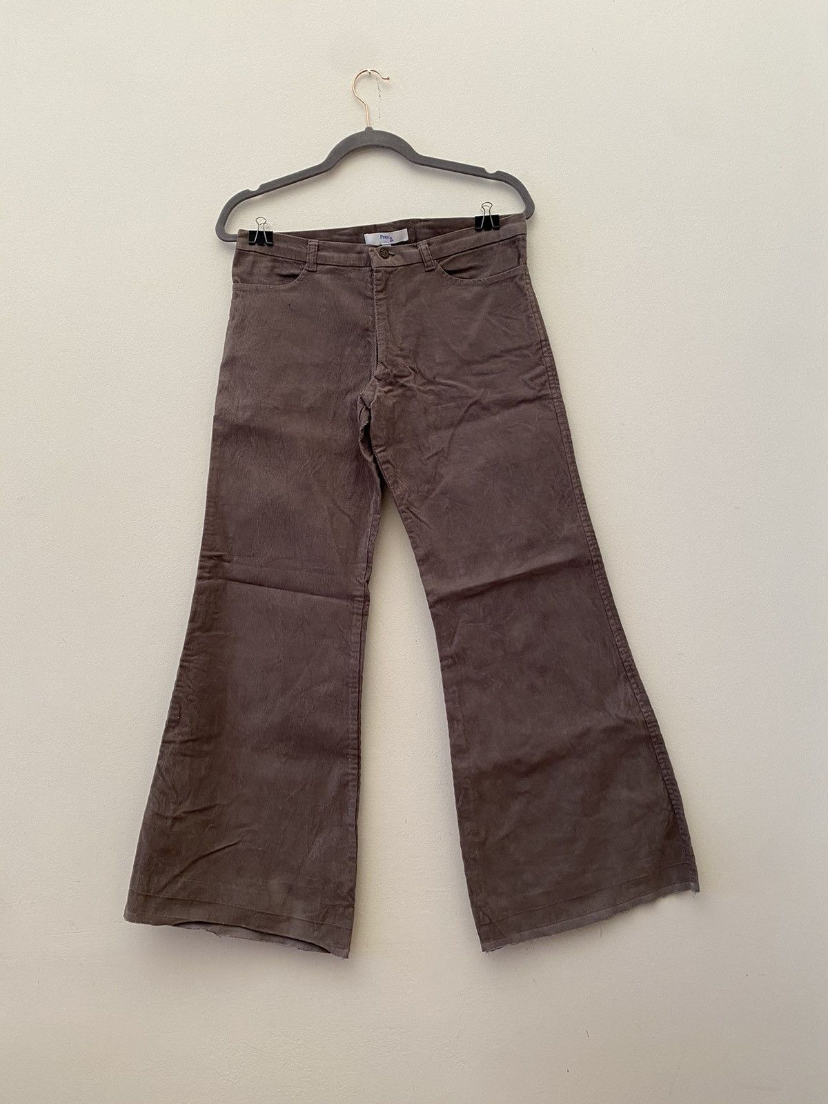 PRAYING brown ribbed pants