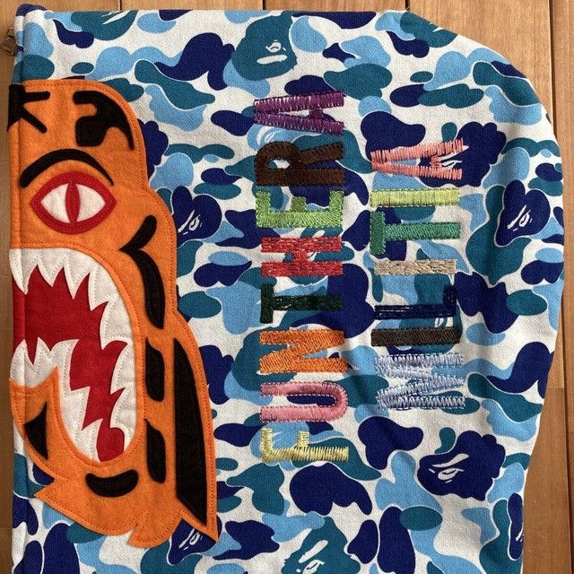 Bape 🔥3XL🔥 BAPE ABC CAMO BLUE Tiger Full Zip Hoodie a bathing ape Size US XXL / EU 58 / 5 - 5 Thumbnail
