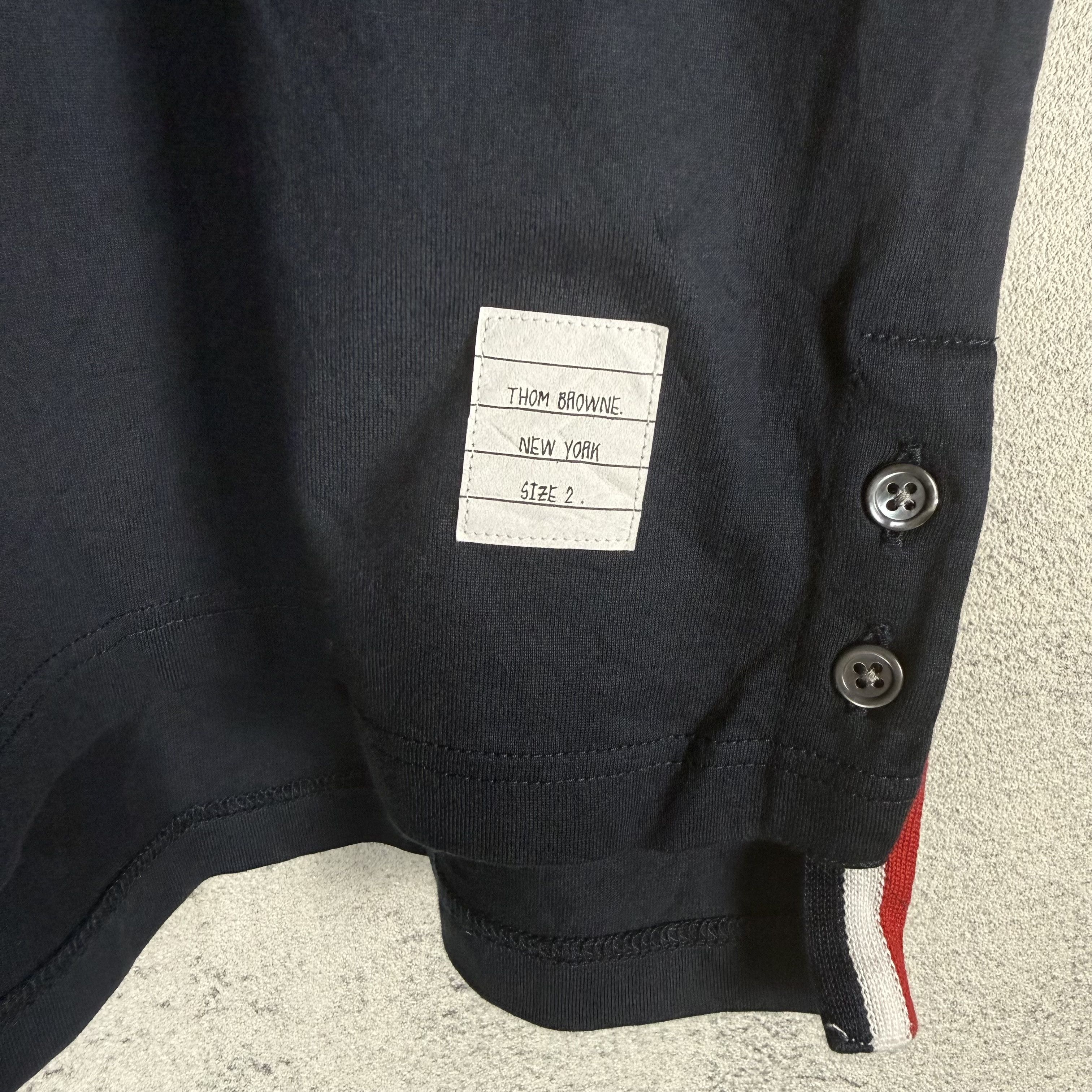 Thom Browne Thom Browne Navy Tshirt Size US M / EU 48-50 / 2 - 3 Thumbnail