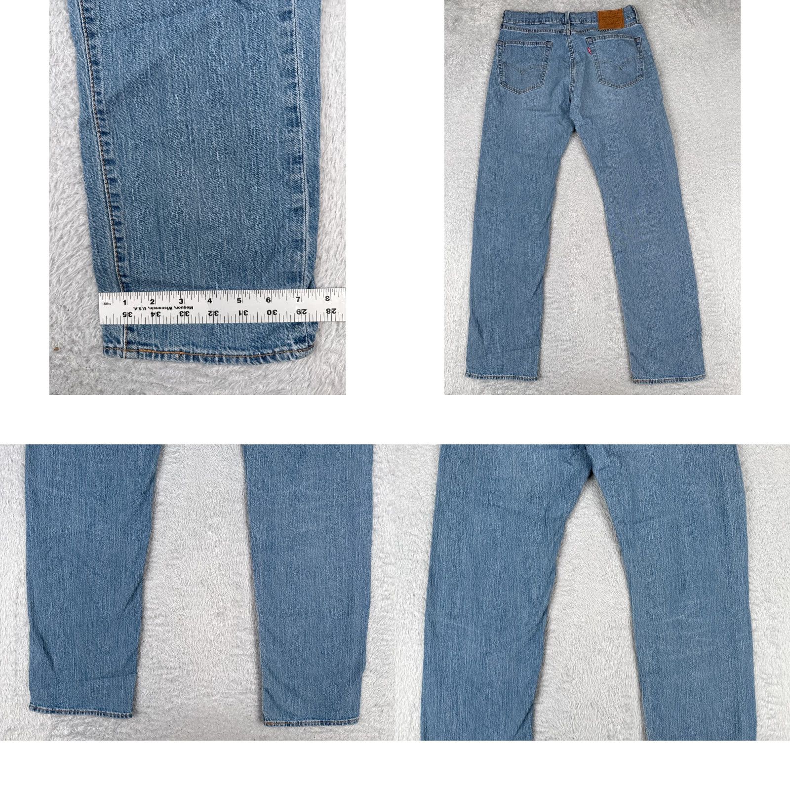 Levi's Levi's 505 Jeans Blue Denim Straight Jeans Women's Regular 32 30 Waist 31 Inseam Cotton Medium Wash Cotton Blend Costume? Size 24" / US 00 / IT 34 - 10 Thumbnail