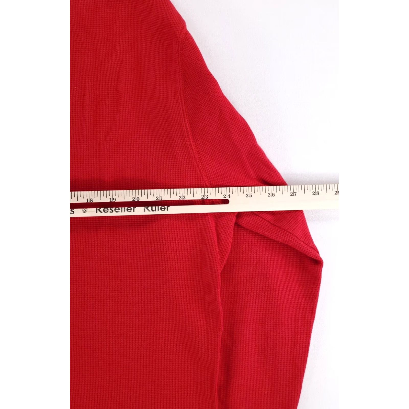 Polo Ralph Lauren Polo Ralph Lauren Long Sleeve Shirt Red Mens XXL Thermal Waffle Knit Shirt Size US XXL / EU 58 / 5 - 7 Thumbnail