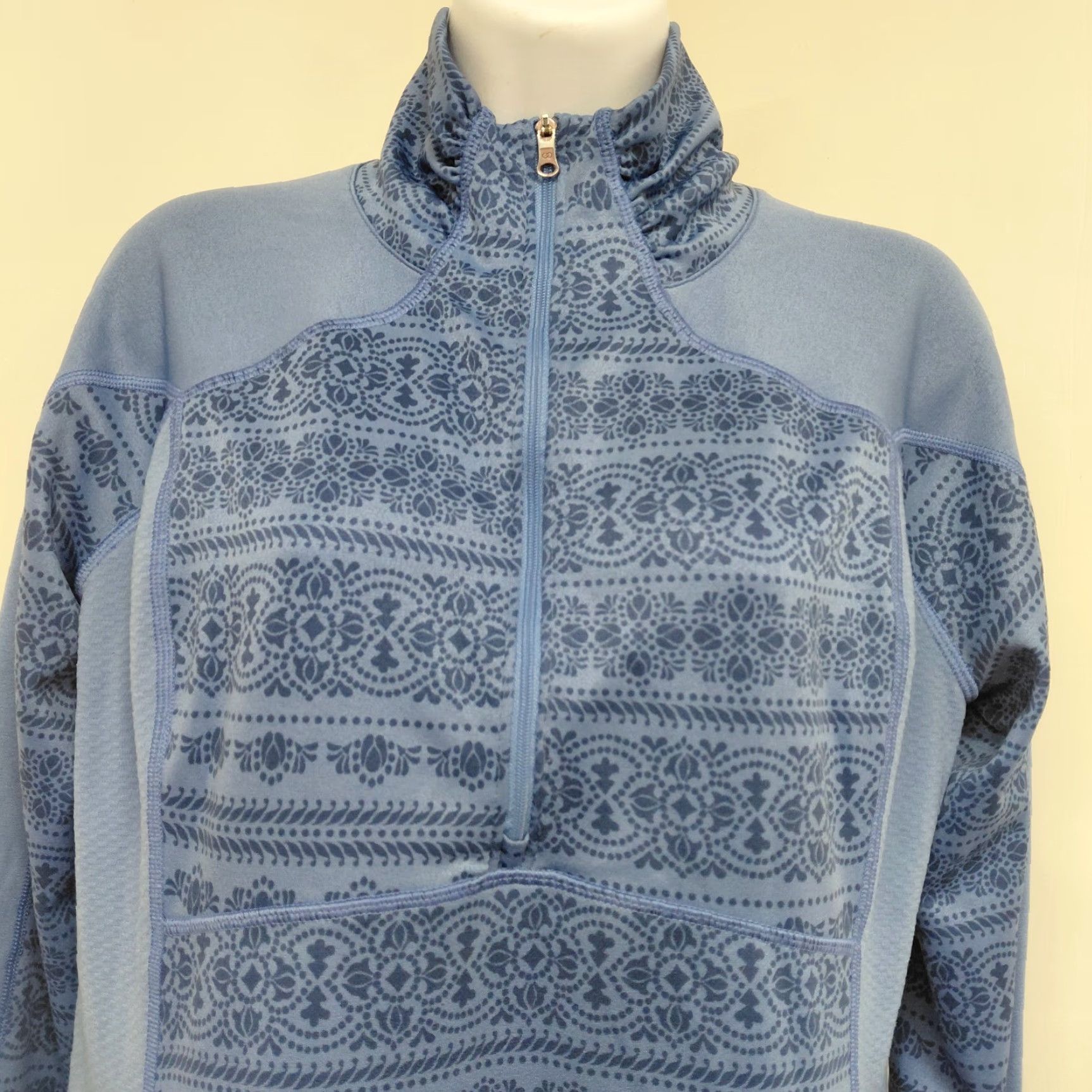 Vintage CALIA by Carrie Underwood Jacket Women's Medium Blue High Neck Quarter Zip Athletic Sports Shirts? Size M / US 6-8 / IT 42-44 - 3 Thumbnail