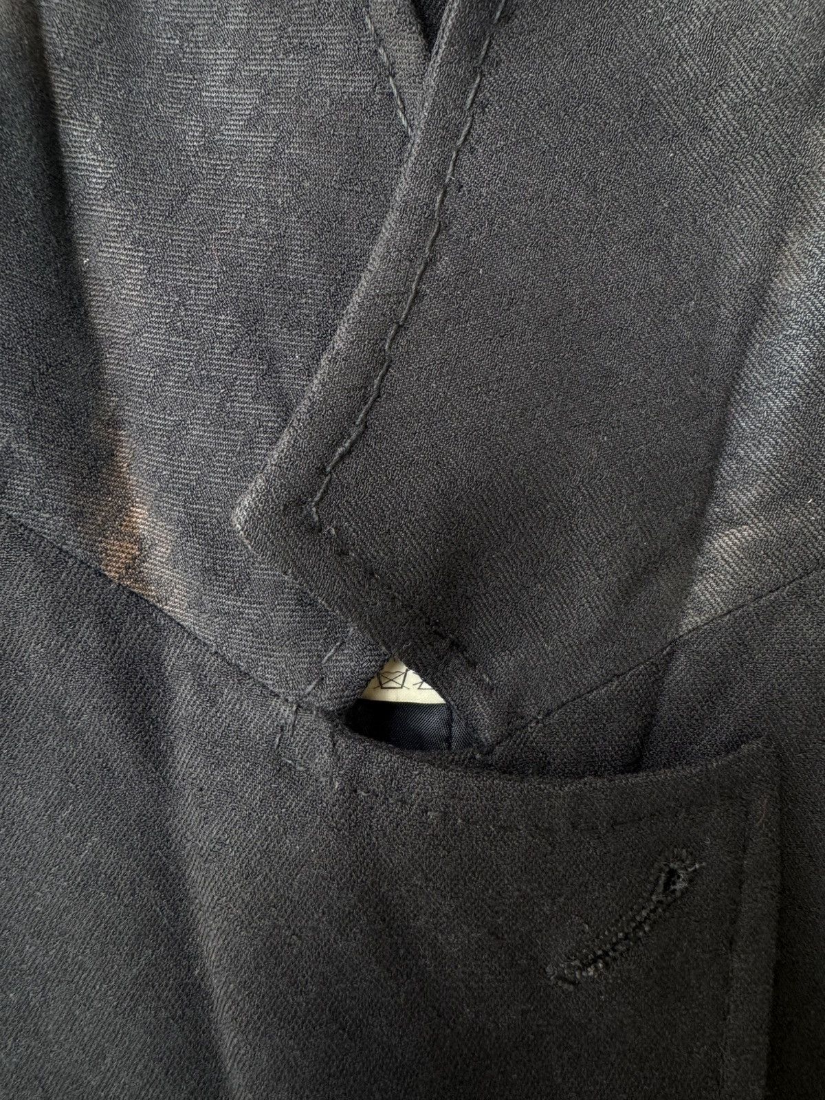 Ann Demeulemeester Ann Demeulemeester SS95 4 Pocket Tailored Belted Jacket Size US XS / EU 42 / 0 - 12 Thumbnail