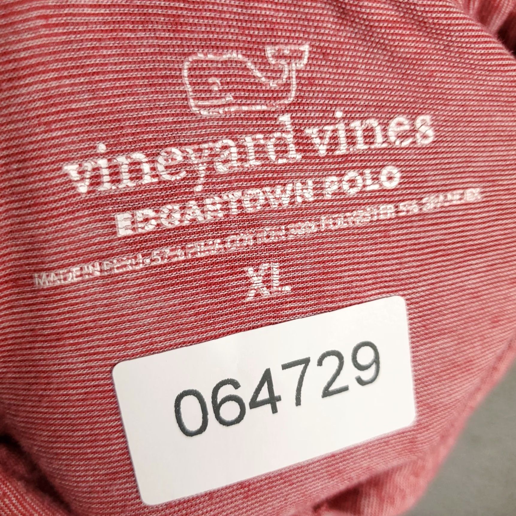 Vineyard Vines Vineyard Vines Polo Shirt Mens XL Red Whale Polo Shirt Men XL Red Whale Casual Short Sleeve Polo Size US XL / EU 56 / 4 - 6 Thumbnail