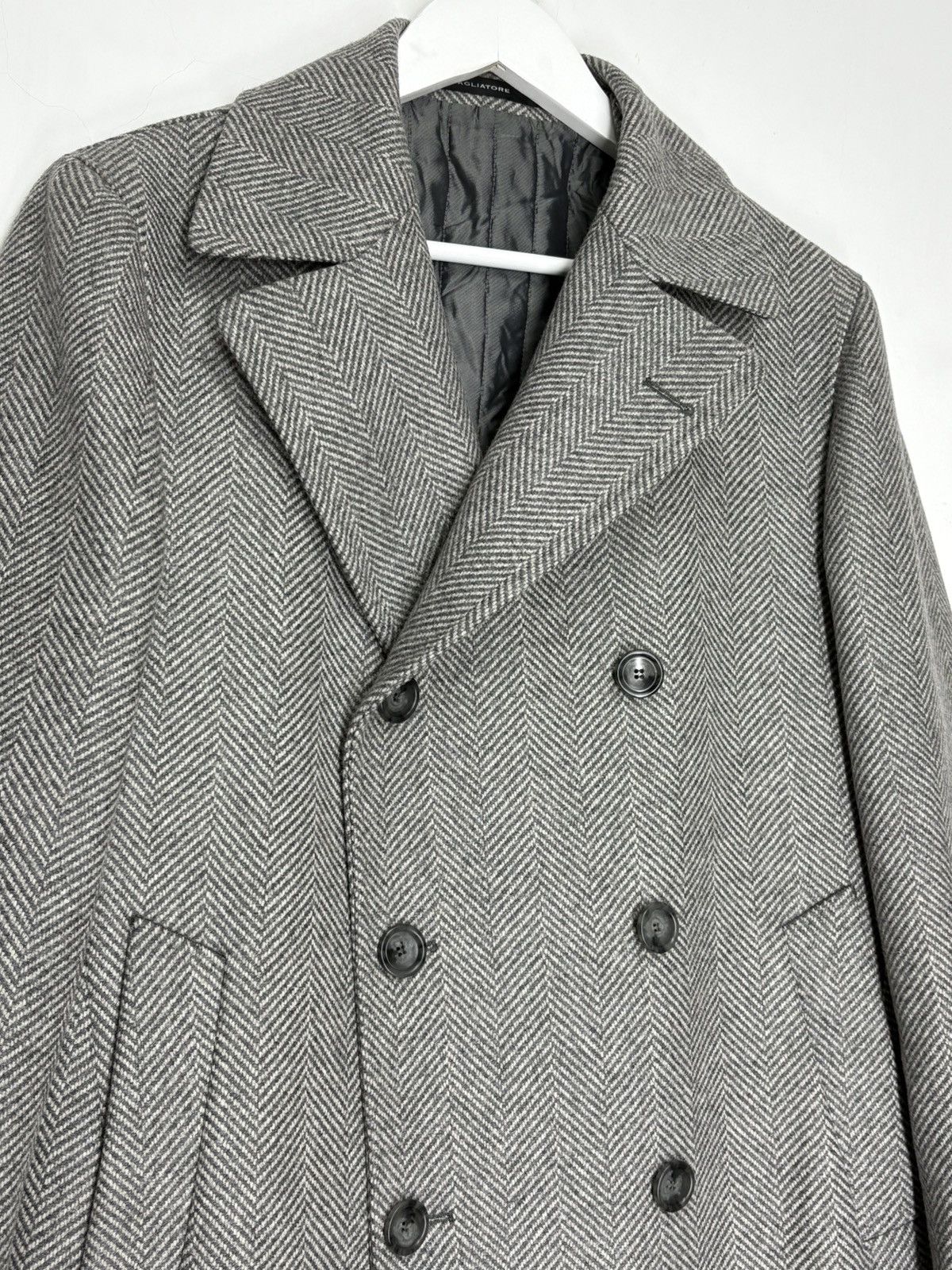 Tagliatore Tagliatore C-Stephan Virgin Wool Double Breast Coat Size US S / EU 44-46 / 1 - 4 Thumbnail