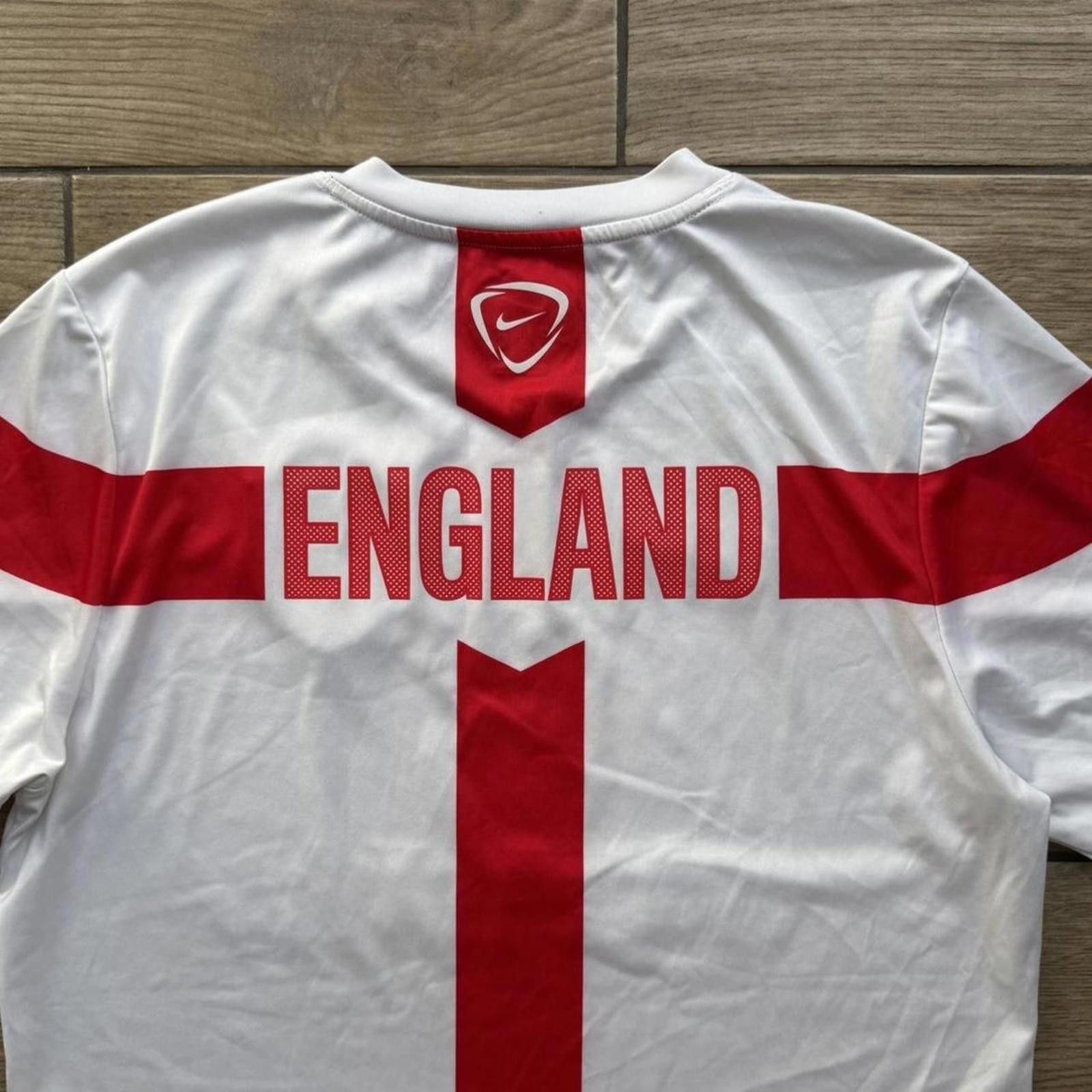 Adidas Nike England Soccer Team White Soccer Jersey Shirt Size US M / EU 48-50 / 2 - 5 Thumbnail