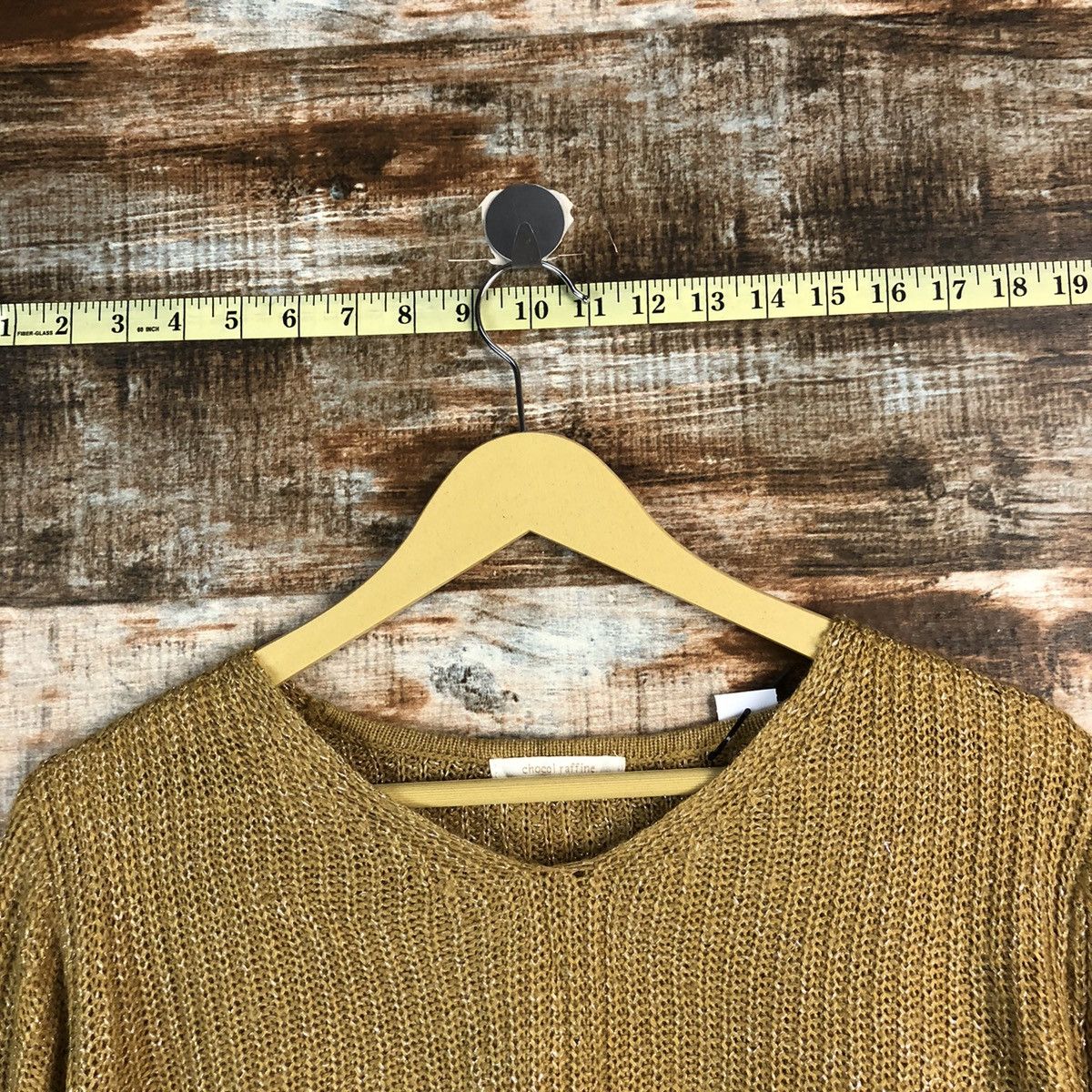 Homespun Knitwear Choco Raffine Brown Knitwear #A2337 Size M / US 6-8 / IT 42-44 - 4 Thumbnail