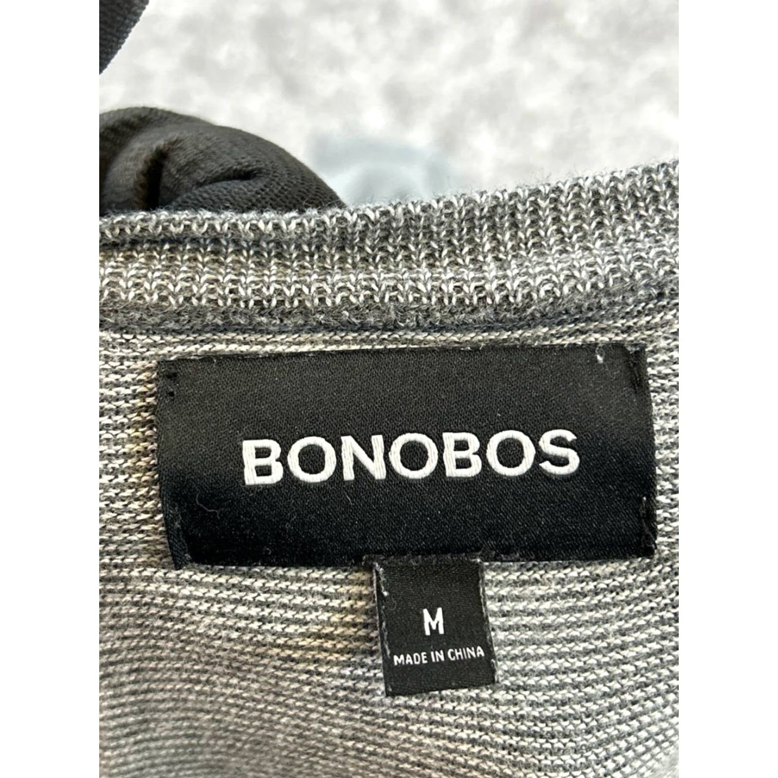 Bonobos Bonobos Shirt Mens M Gray Cotton Henley Size US M / EU 48-50 / 2 - 3 Thumbnail
