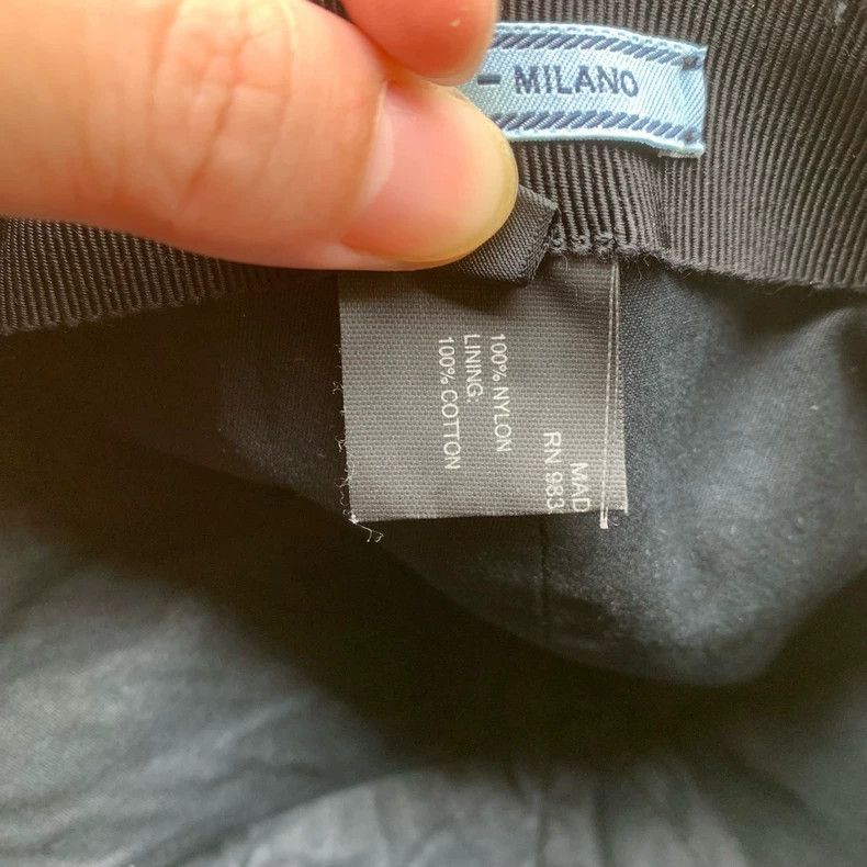 Prada Prada Black Baseball Cap with Dust Bag -2505 Size ONE SIZE - 5 Thumbnail