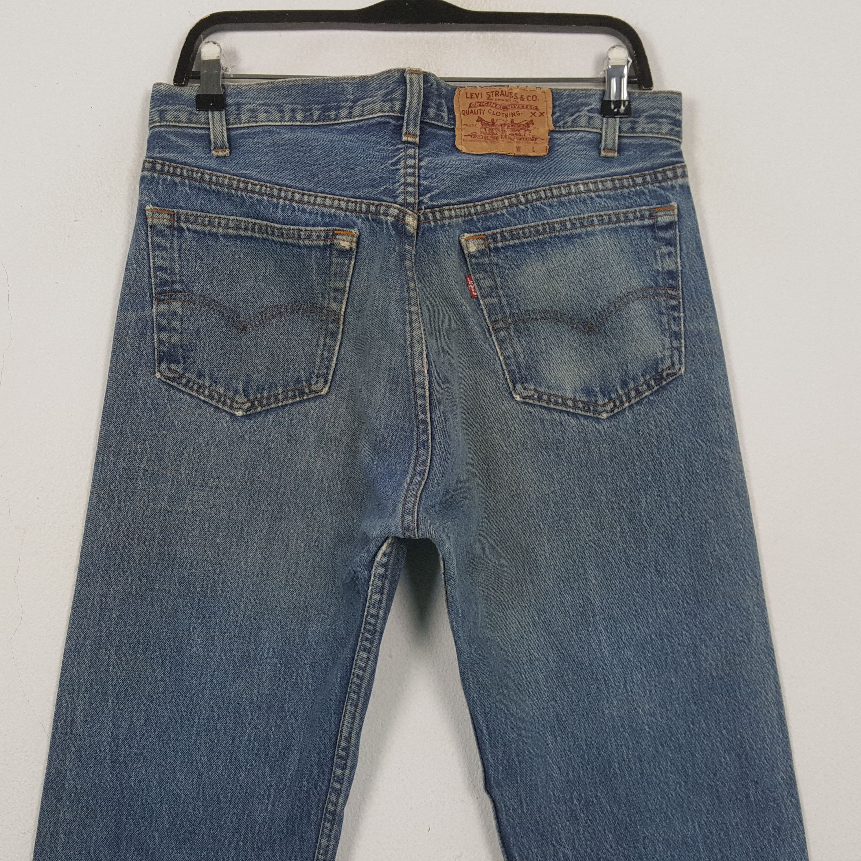 Levi's Levis Streetwear Style Distressed Jeans RR9 Size US 33 - 5 Thumbnail