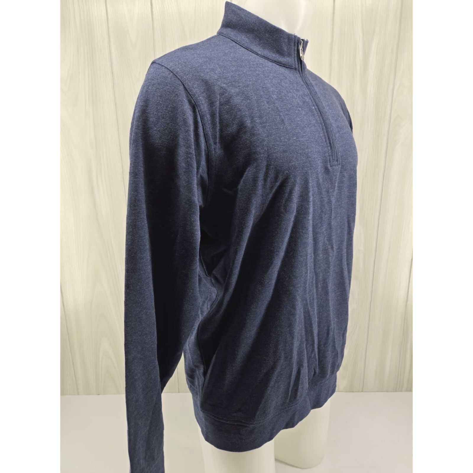 Peter Millar VINTAGE Peter Millar Golf Sweater Mens Large Blue 1/4 Zip Long Sleeve Merit Bank Logo 1 Size US L / EU 52-54 / 3 - 7 Thumbnail