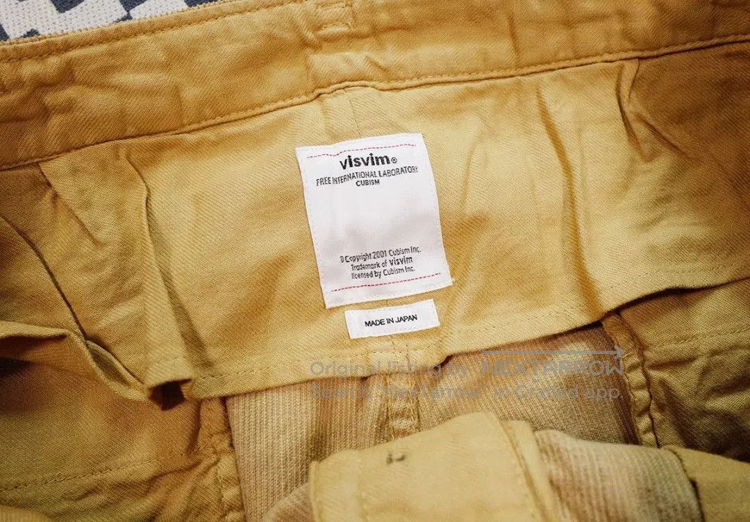 Visvim visvim chino shorts 18aw corduroy khaki. Size US 34 / EU 50 - 4 Thumbnail