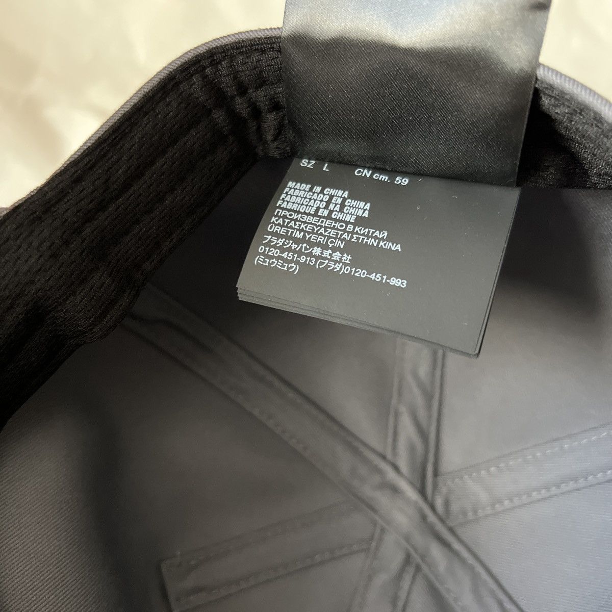 Prada 🔥🔥 Prada Linea Rossa Grey Cap Size ONE SIZE - 6 Thumbnail