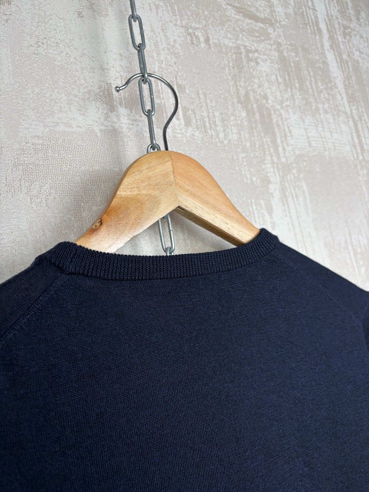 Suitsupply SuitSupply Merino Wool Crew Neck Dark Navy Size US M / EU 48-50 / 2 - 10 Thumbnail