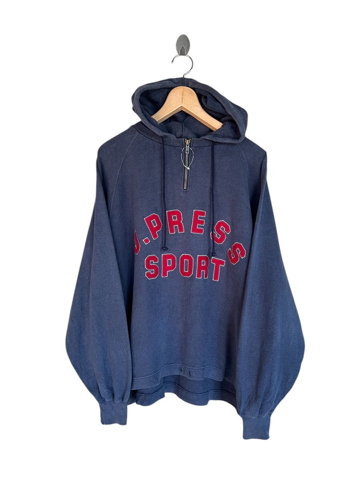 J. Press Vintage J.press Sport Spell Out Hoodies Size US M / EU 48-50 / 2 - 1 Thumbnail