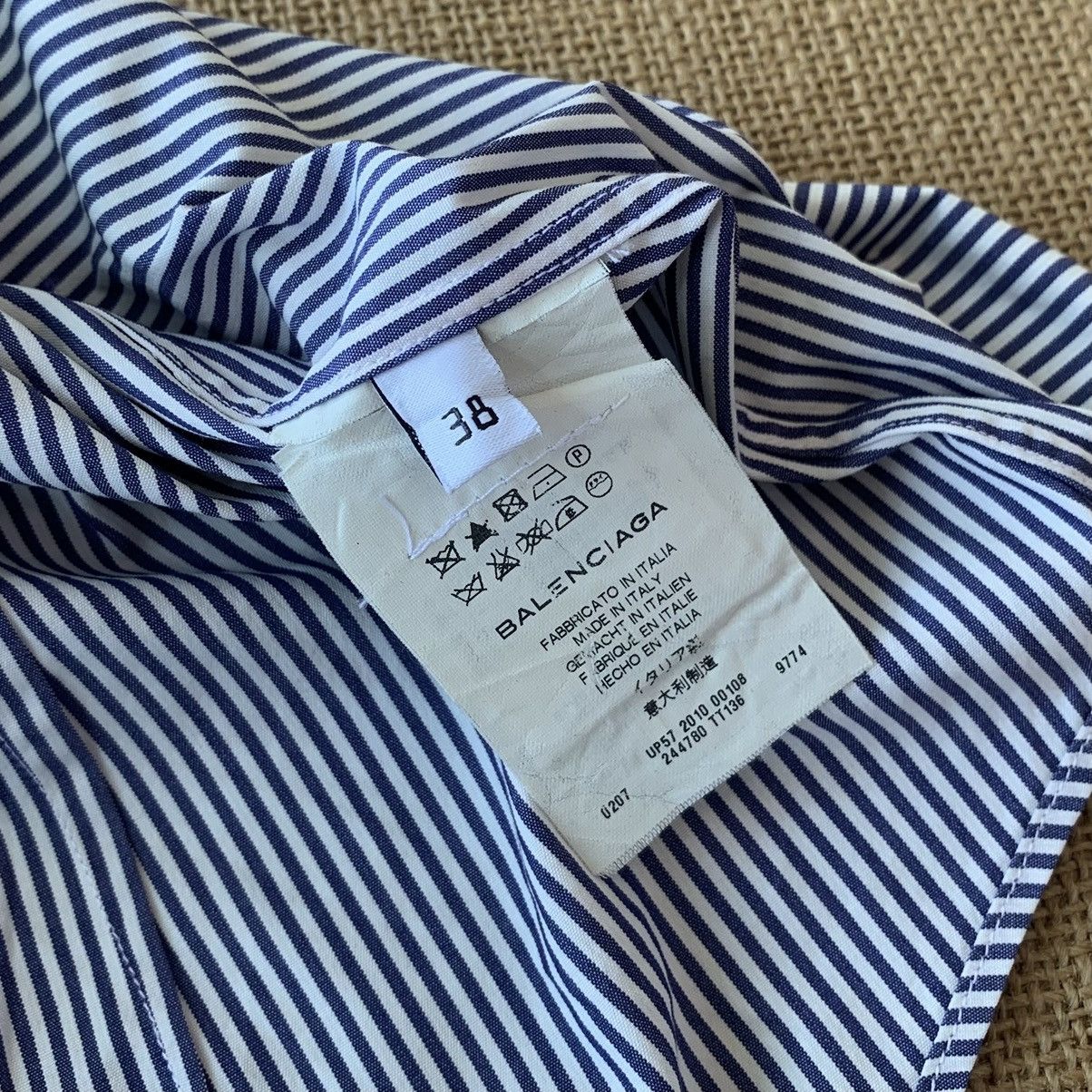 Balenciaga Balenciaga Striped Button Up Shirt Size US M / EU 48-50 / 2 - 6 Thumbnail