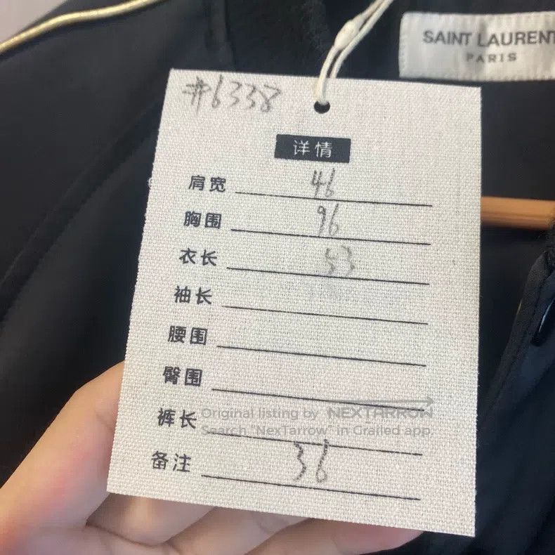 Saint Laurent Paris Saint Laurent Paris Black baseball jacket Size XS / US 0-2 / IT 36-38 - 5 Thumbnail