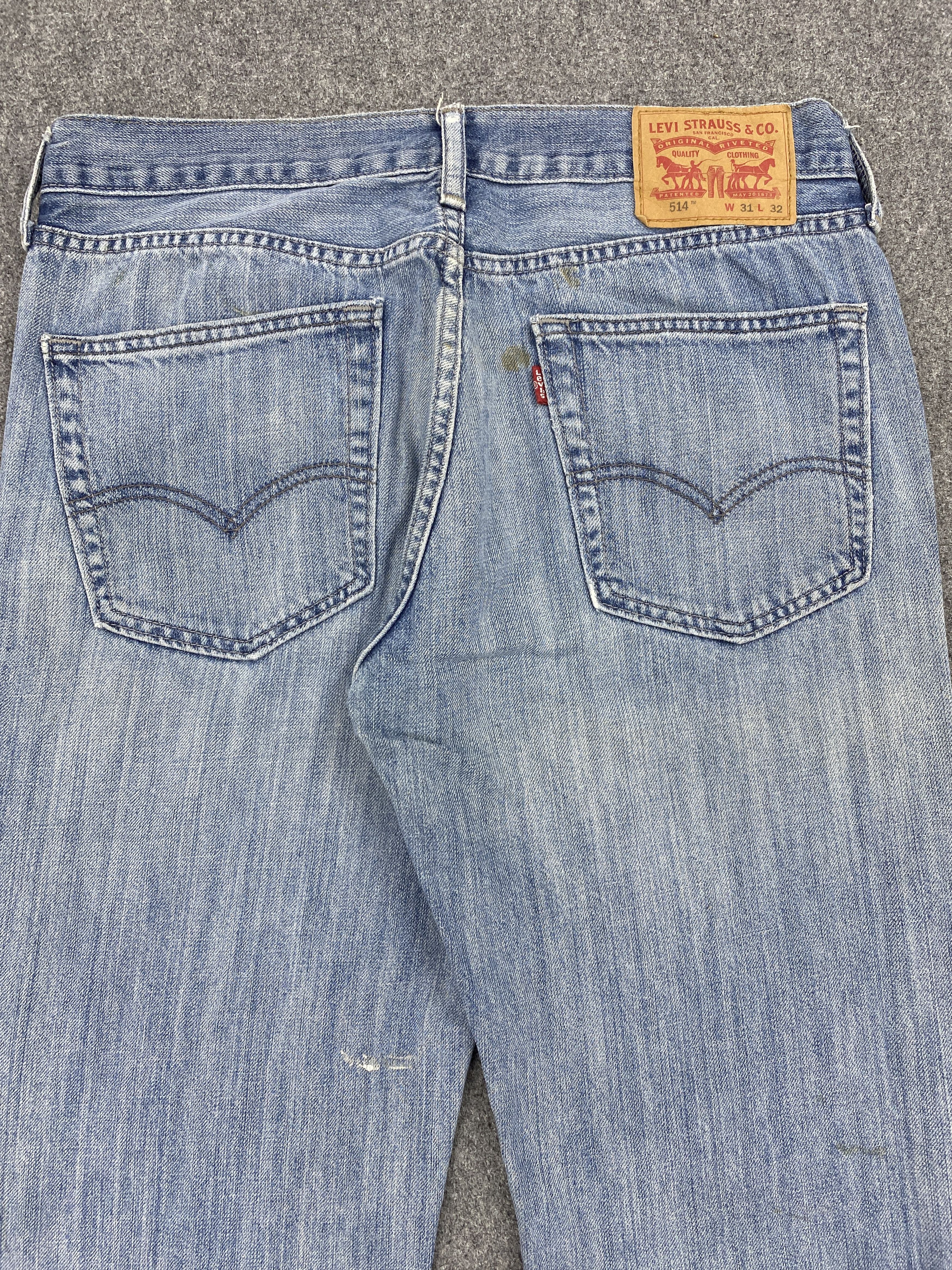 Levi's × Vintage Splatter Paint Vintage Levis 514 Jeans Size US 31 - 4 Thumbnail