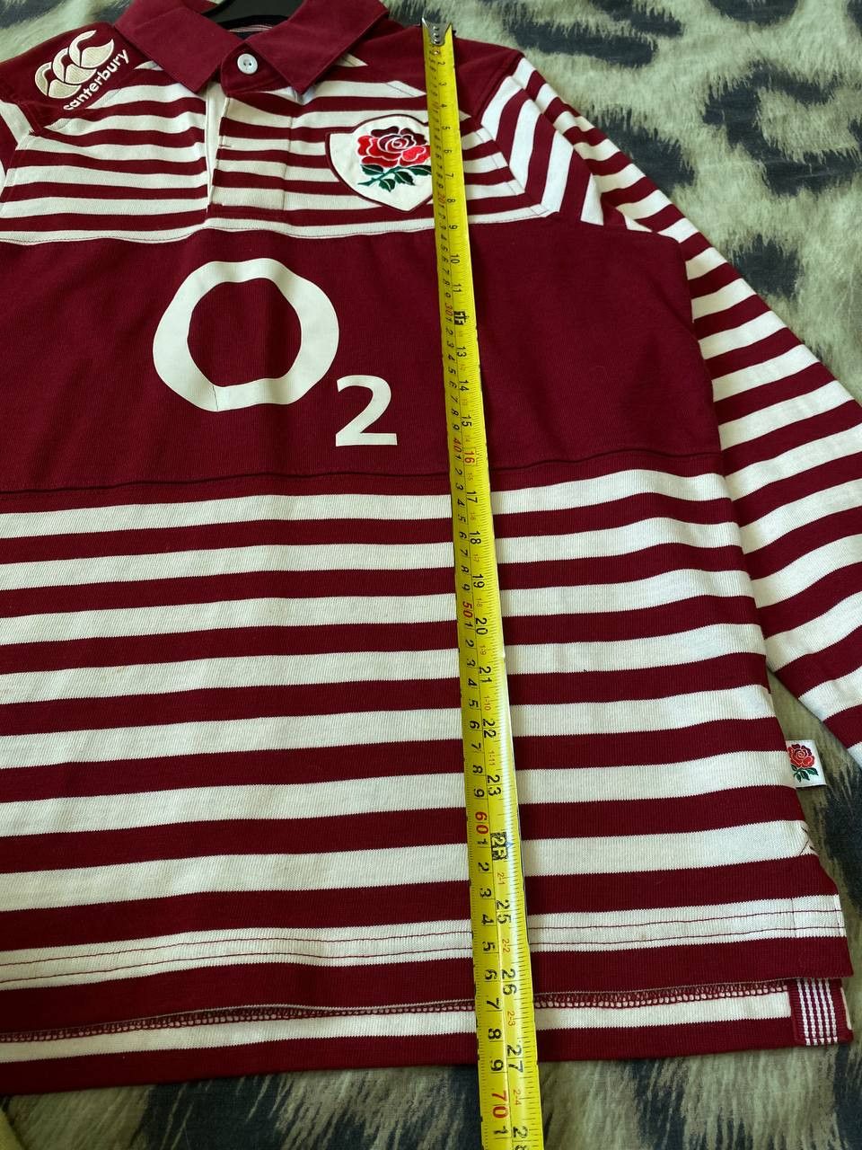 Canterbury of New Zealand Vintage Canterbury England National Rugby Team O2 Polo Size US S / EU 44-46 / 1 - 15 Thumbnail