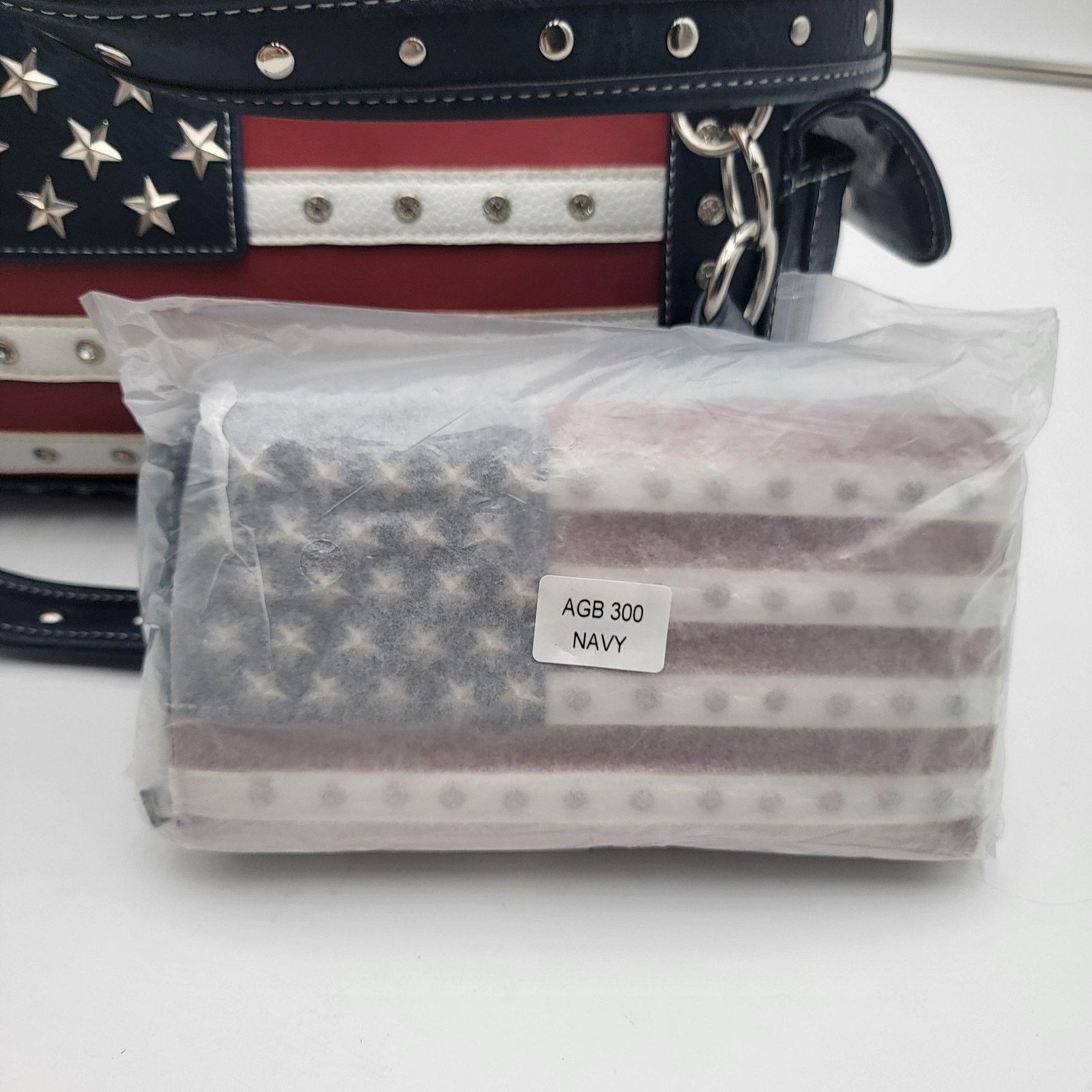 Claude Montana Montana West Women's Shoulder Bag Patriotic Handbag Wallet Size ONE SIZE - 11 Thumbnail