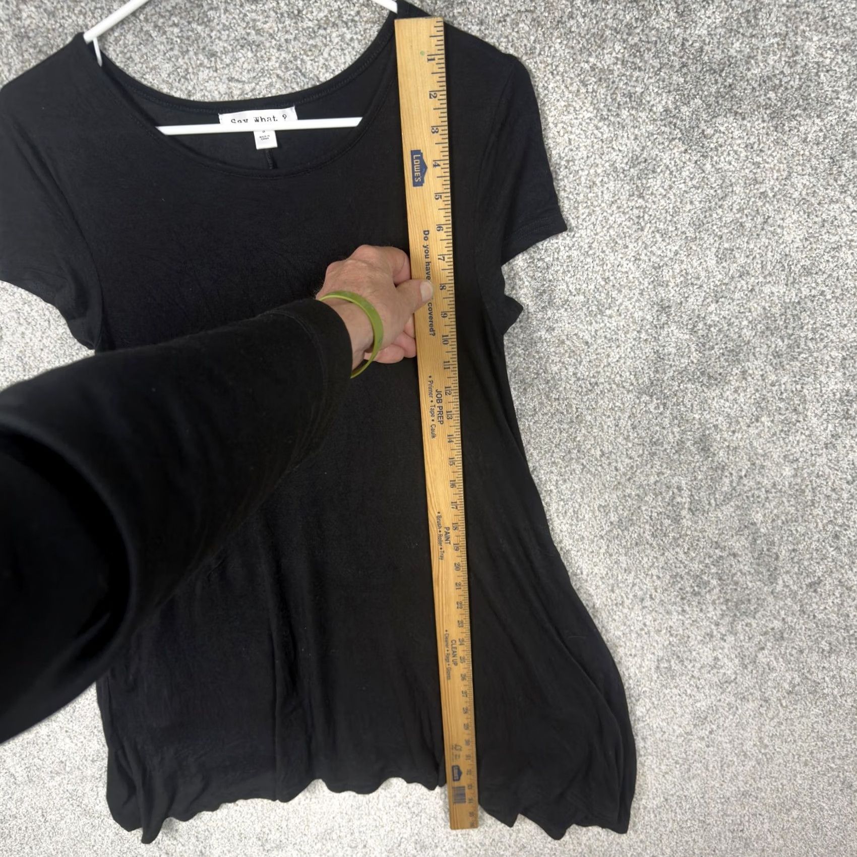 Vintage Say What? T-Shirt Swing Dress Small Minimalist Goth Artsy Avant Garde Size S / US 4 / IT 40 - 2 Thumbnail