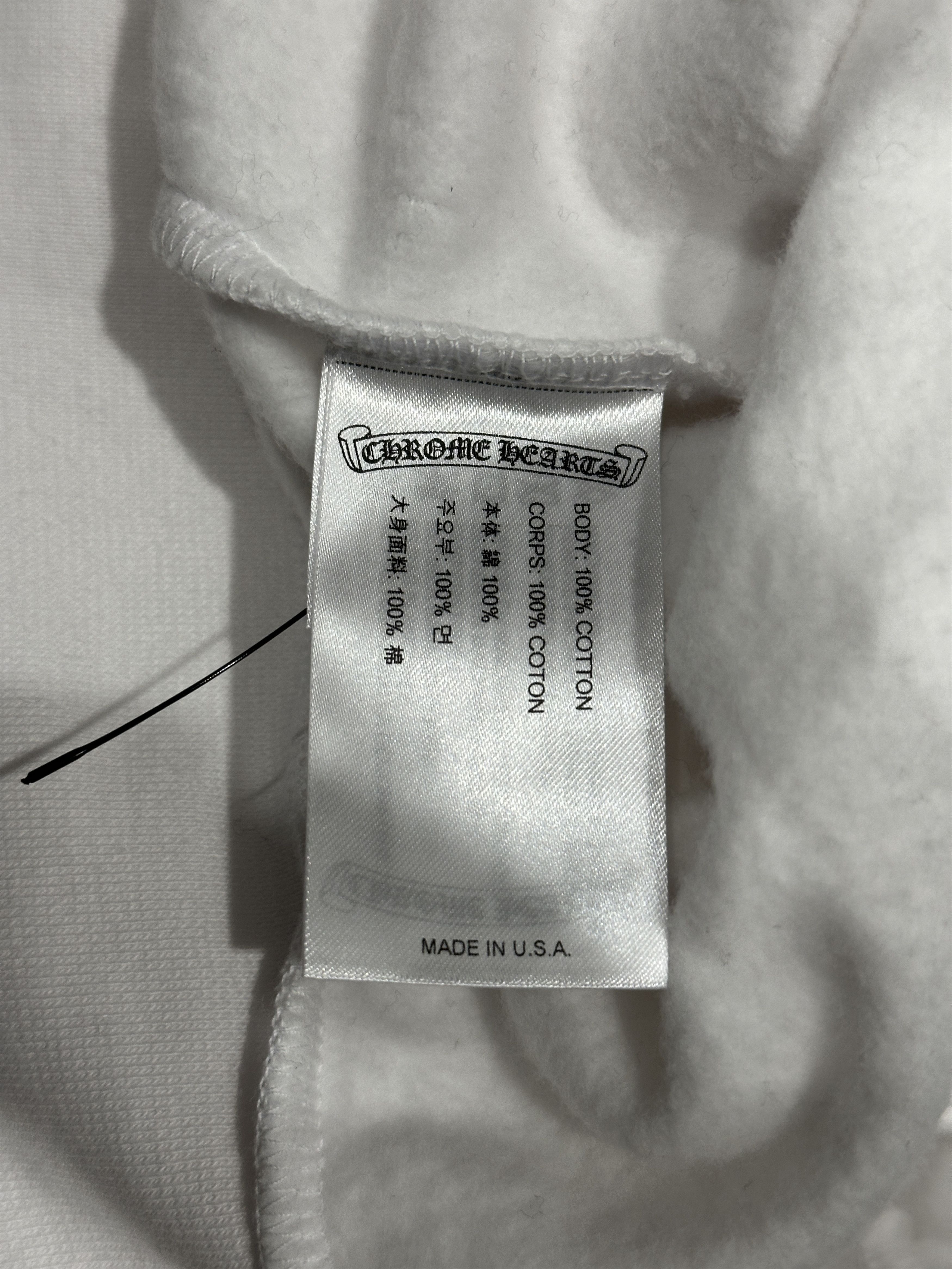 Chrome Hearts Vertical Logo Thermal Zip Up Hooded Size US L / EU 52-54 / 3 - 5 Thumbnail
