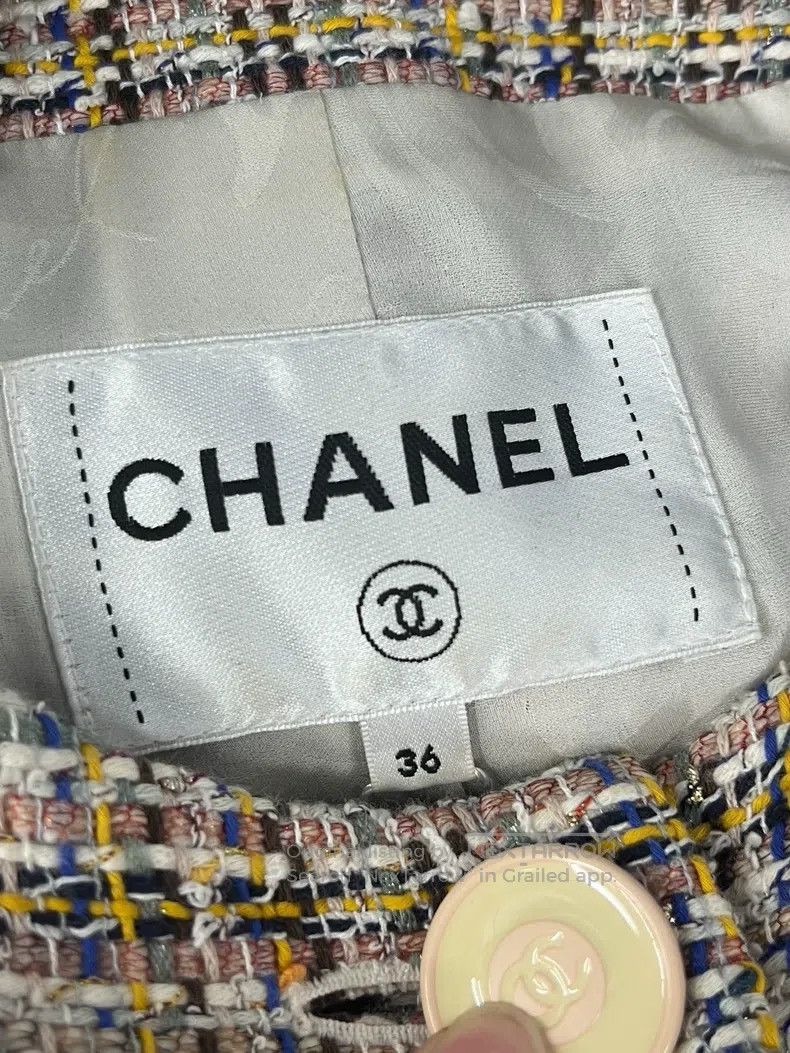 Chanel Chanel Colourful tweed tassel coat Size XS / US 0-2 / IT 36-38 - 4 Thumbnail