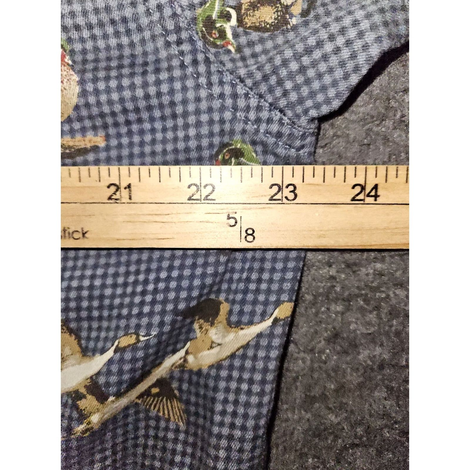 Vintage Columbia Button-Down Shirt Men L Long Sleeve Blue Ducks Gingham AOP” Size US L / EU 52-54 / 3 - 3 Thumbnail