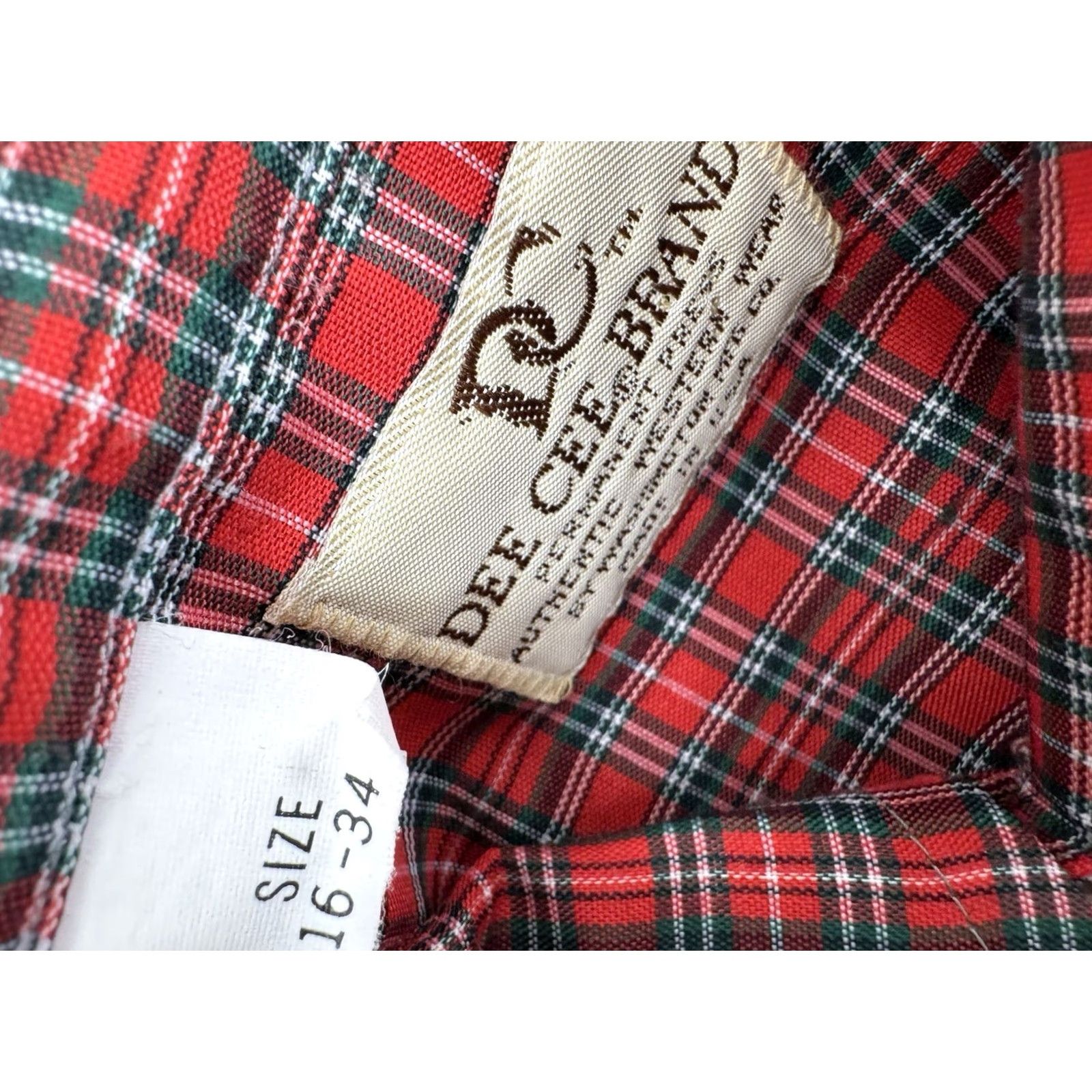J Brand DEE CEE Plaid Western Pearl Snap Shirt Mens 16/34 Long Sleeve Snap Closure Pockets Multicolor 90s Theme AA Size US L / EU 52-54 / 3 - 5 Thumbnail