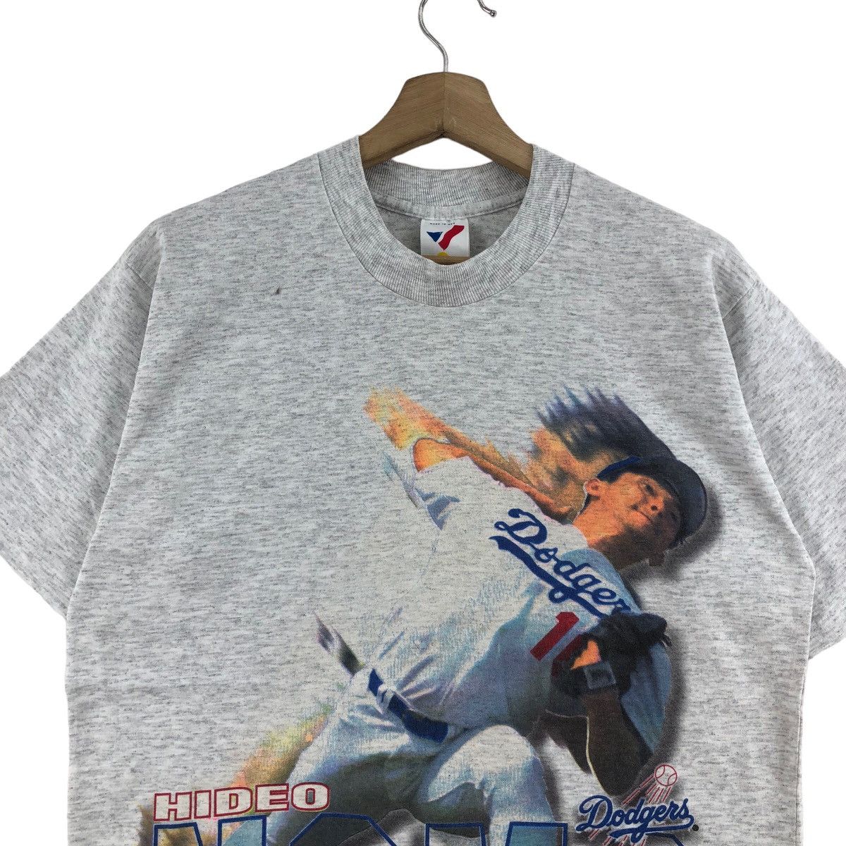 MLB × Vintage Vintage 90s Hideo Nomo LA Dodgers Tee MLB Size US M / EU 48-50 / 2 - 2 Thumbnail