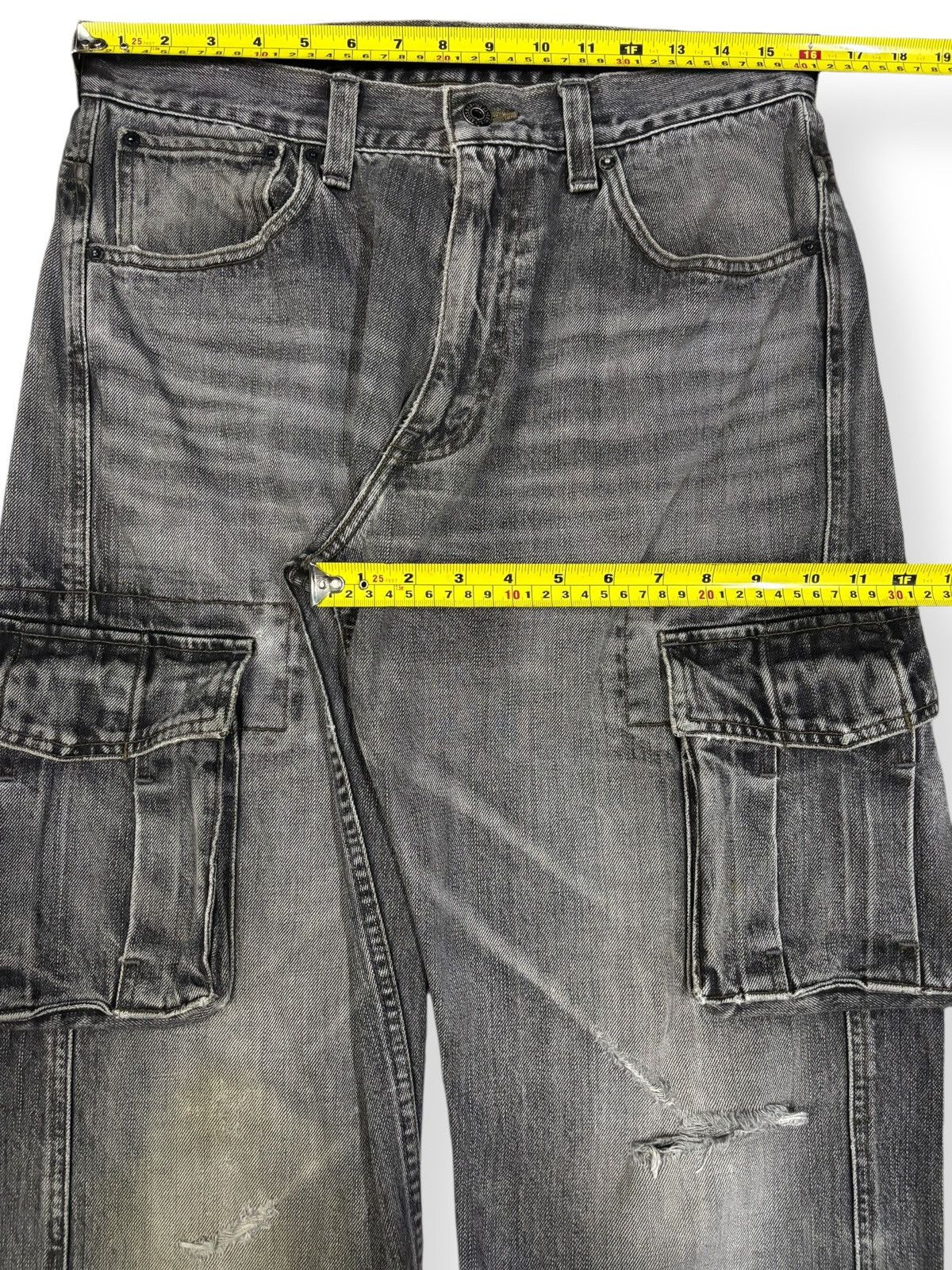 Levi's Vintage Levis 503 Faded Baggy Distressed Cargo Grunge Jeans Size US 32 / EU 48 - 16 Thumbnail