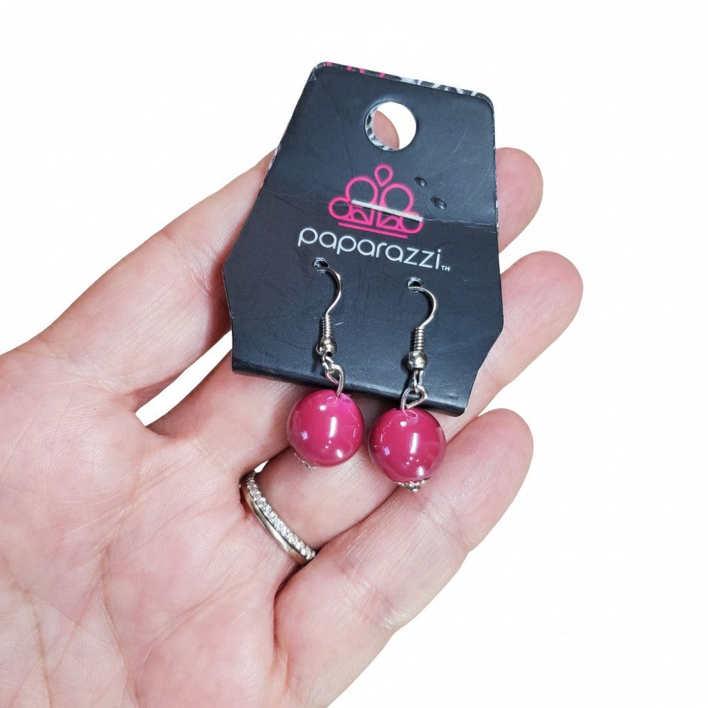 Other Paparazzi Set 16-18" Necklace Earrings Hearts Flowers Charm Size ONE SIZE - 8 Thumbnail