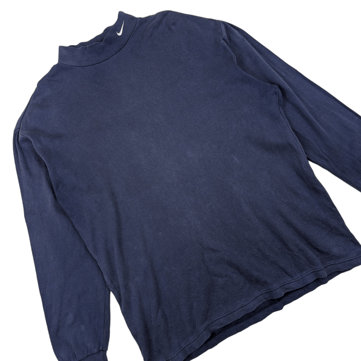 Nike Vintage Y2K NIKE Sportswear Turtleneck Jumper Sweatshirt Size US L / EU 52-54 / 3 - 2 Thumbnail