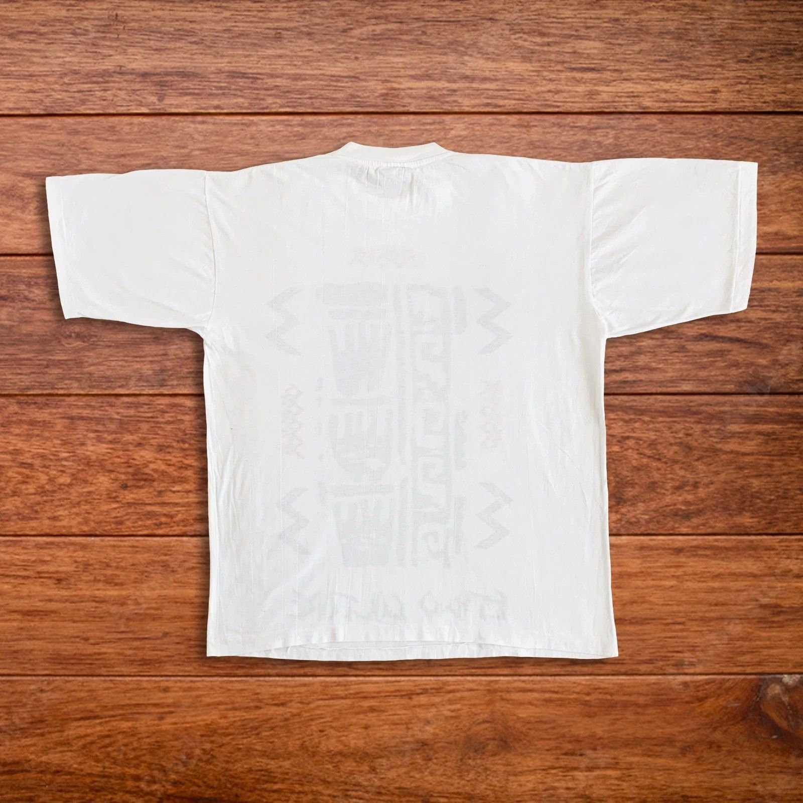Vintage 80s 90s ETHNO CULTURE T Shirt Single Stitch Tee Boxy Fit Size US XL / EU 56 / 4 - 5 Thumbnail