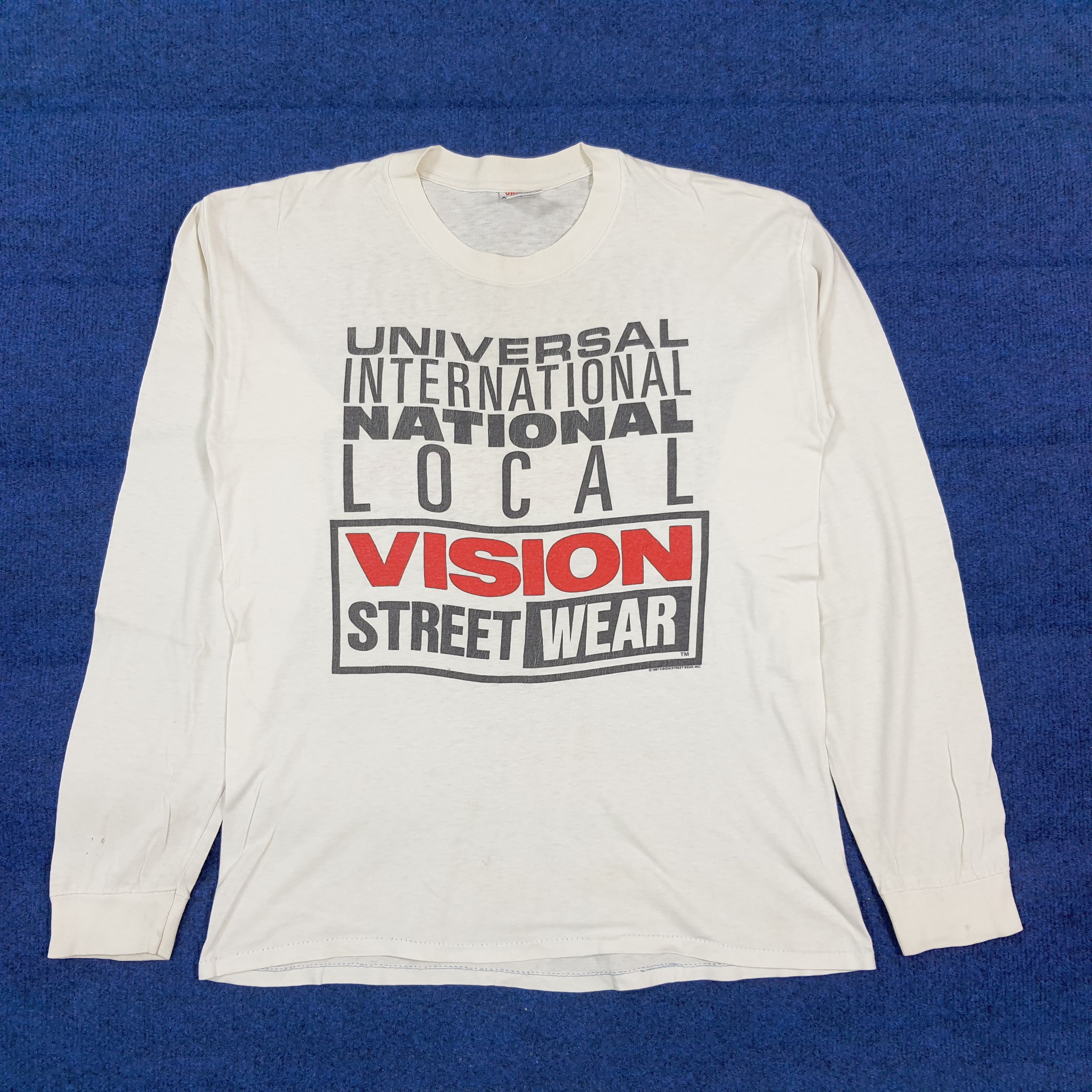 Vision Streetwear Vintage Vision Streetwear Skater Long Sleeve Tshirt C301N14 Size US M / EU 48-50 / 2 - 1 Thumbnail