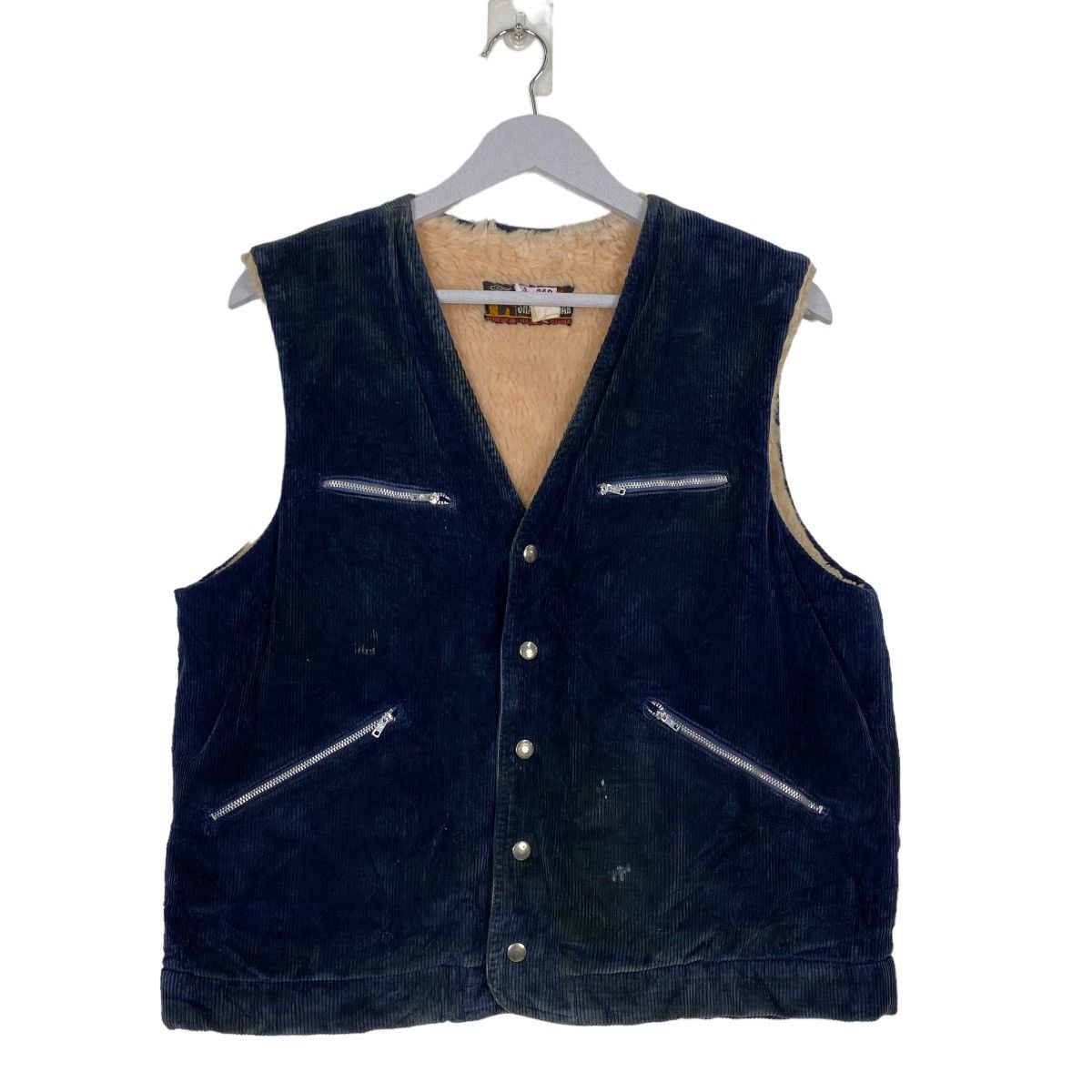 Japanese Brand Shahaiguan Japanase Sherpa Lining Vest Size US M / EU 48-50 / 2 - 1 Thumbnail