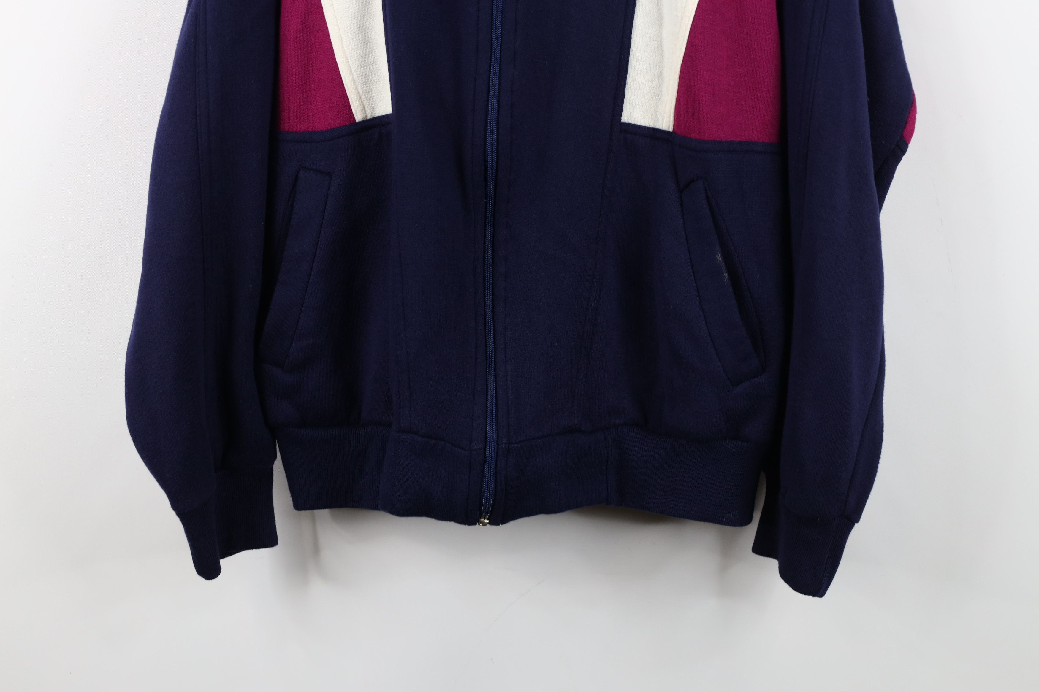 Vintage Vintage 90s Streetwear Block Tennis Track Warm Up Jacket Size M / US 6-8 / IT 42-44 - 3 Thumbnail