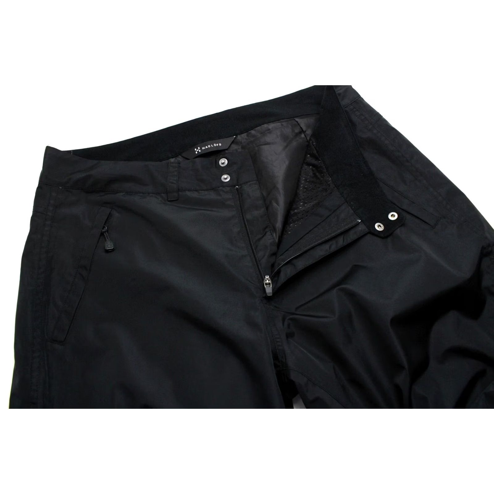 Vintage HAGLOFS Proof Trousers Men LARGE Adjustable Bottoms Side Zips Regular Size US 33 - 4 Thumbnail