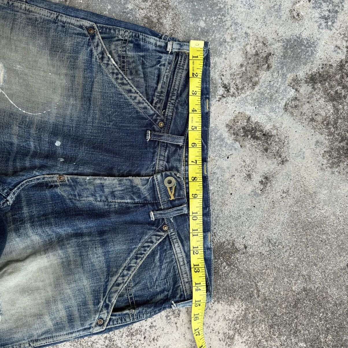 Japanese Brand VINTAGE UNION MADE FADED RIPPED JEANS DENIM CARGO PANTS Size US 30 / EU 46 - 7 Thumbnail