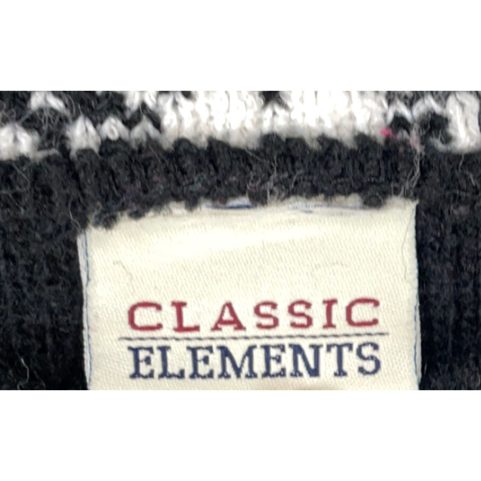 Vintage VTG 90s Classic Elements Sweater L Black Snowflake Roses Geometric Holiday USA Made Women Size L / US 10 / IT 46 - 4 Thumbnail