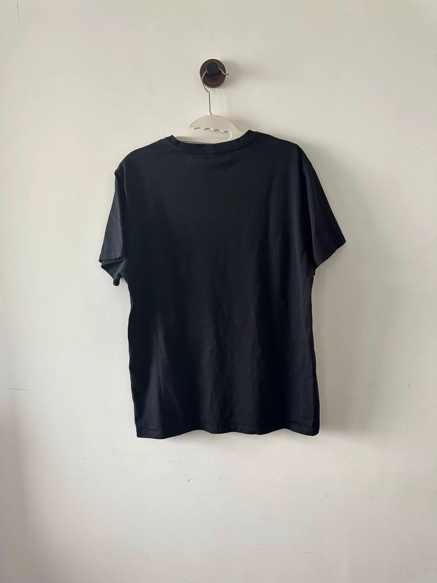 Celine CELINE Black Logo Short Sleeve Tee Size M (New) Size US M / EU 48-50 / 2 - 2 Thumbnail