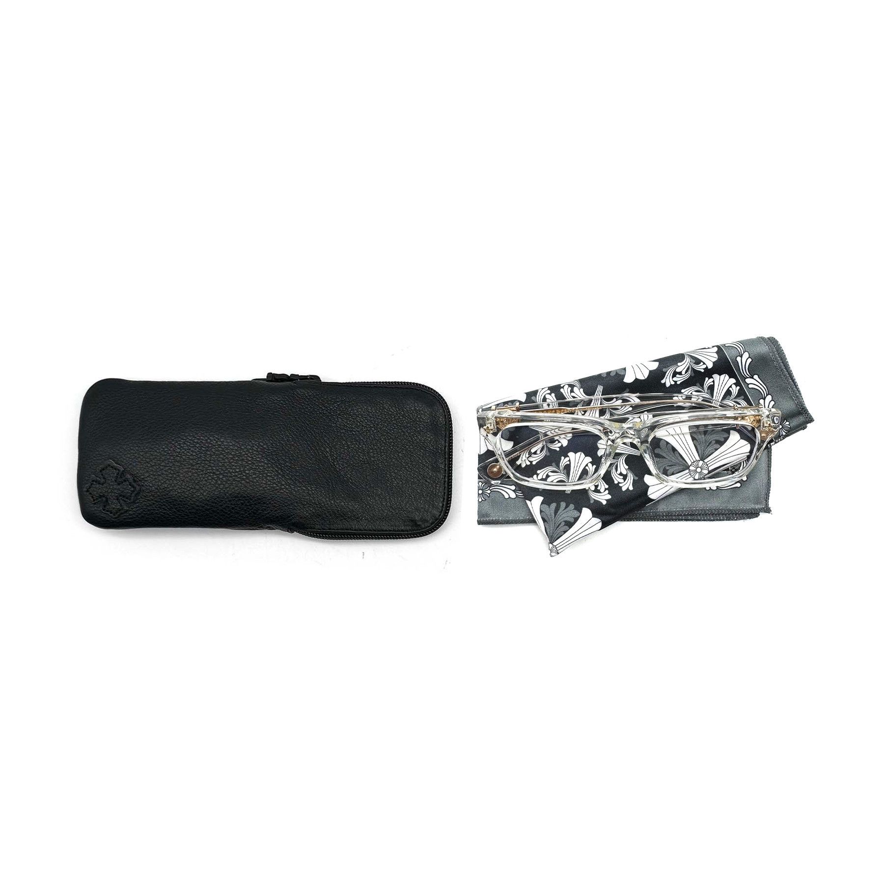 Chrome Hearts Chrome Hearts Gittin Any-A CRYS GP Fleur Glasses Frame Size ONE SIZE - 4 Thumbnail
